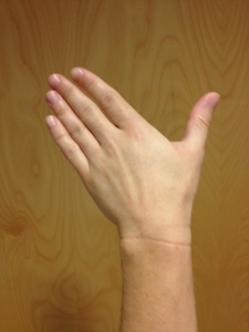 Ulnar Deviation (left hand)